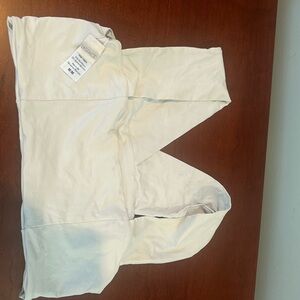 L space bikini top in white